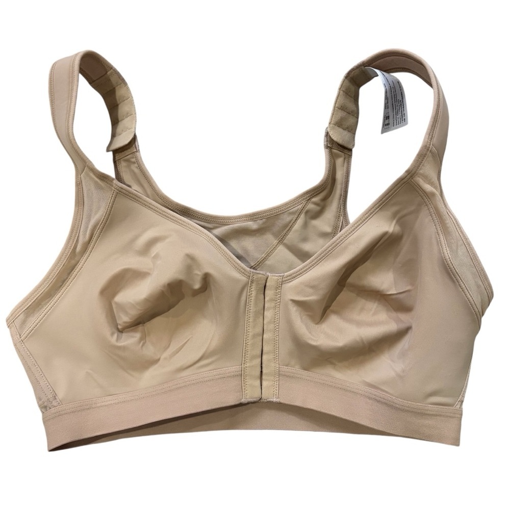DELIMIRA Front Closure Bra Full Coverage Wireless Back Support Posture Size 36D
